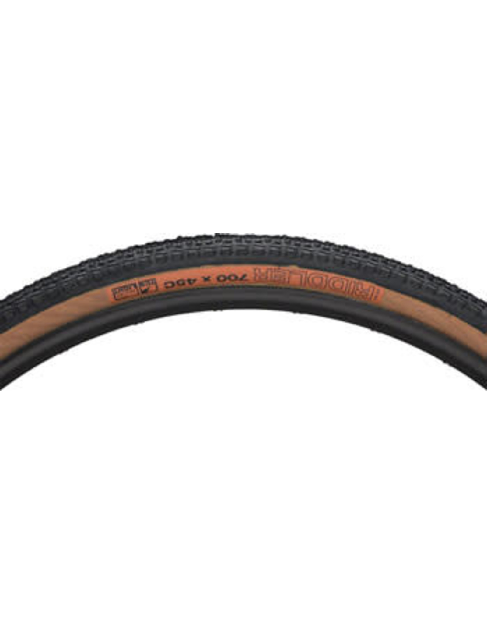 WTB WTB Riddler TCS Light Fast Rolling Tire: 700 x 45, Folding Bead, Tan Sidewall