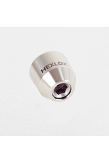 Hexlox Hexnut Axle Nut, M10 (Rear), Silver