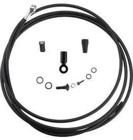 SRAM SRAM Road Disc Brake Hydraulic Hose Kit Flat Mount Calipers Black 2000mm, Includes Caliper Banjo and Fittings