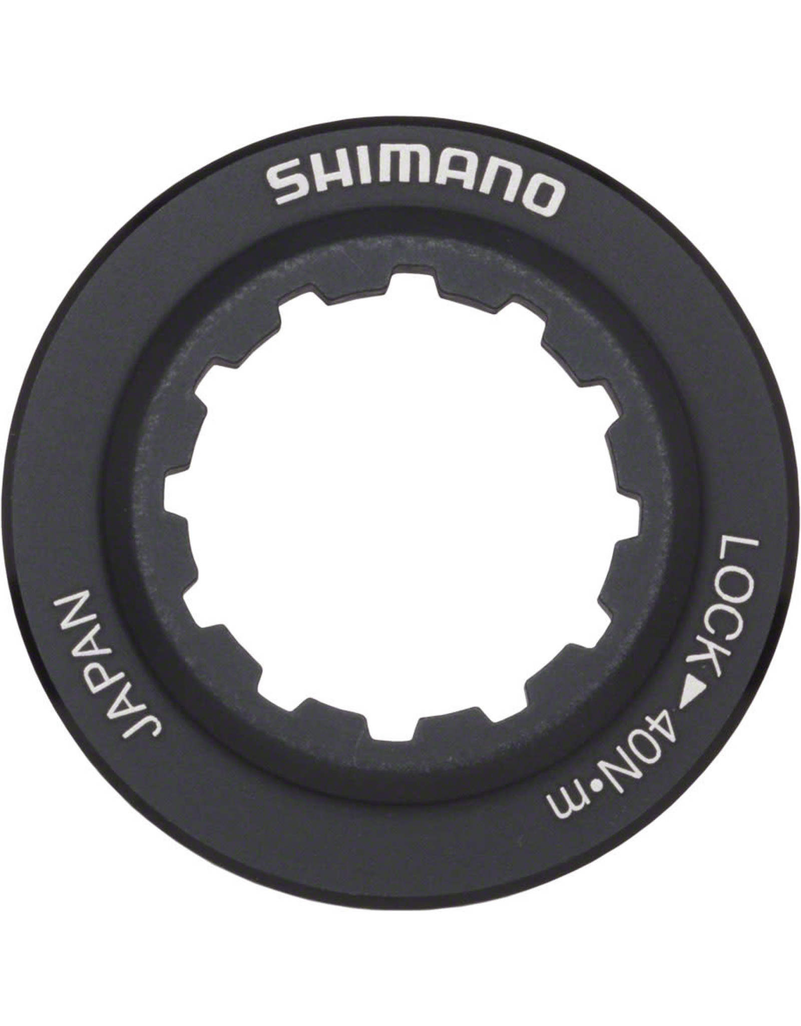 Shimano Shimano RT98 Centerlock Disc Rotor Lockring Black/Alloy, for 9/10mm Axle
