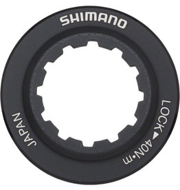 Shimano Shimano RT98 Centerlock Disc Rotor Lockring Black/Alloy, for 9/10mm Axle