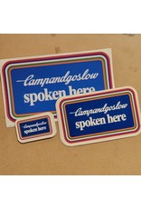 Campandgoslow Campandgoslow Vintage Campy Sticker Large