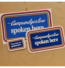 Campandgoslow Campandgoslow Vintage Campy Sticker Small
