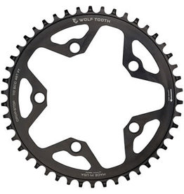 Wolf Tooth Components Wolf Tooth Drop-Stop Chainring 110 BCD 5-Bolt 10/11/12 Speed Black