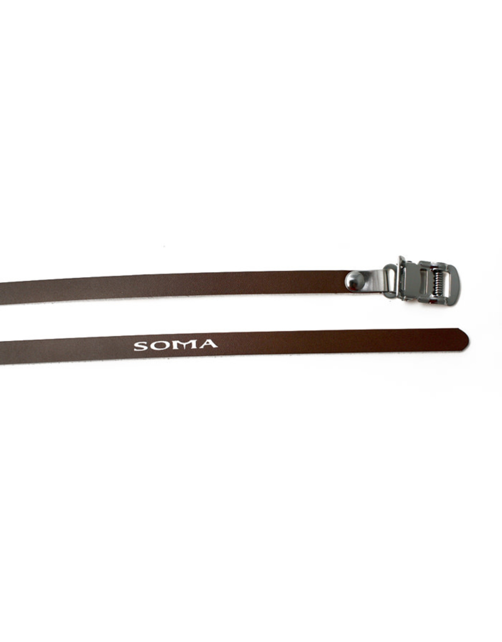 Soma Fabrications Soma Toe Straps Single Leather Black
