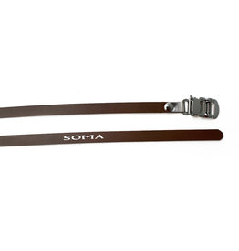 Soma Fabrications Soma Toe Straps Single Leather Black