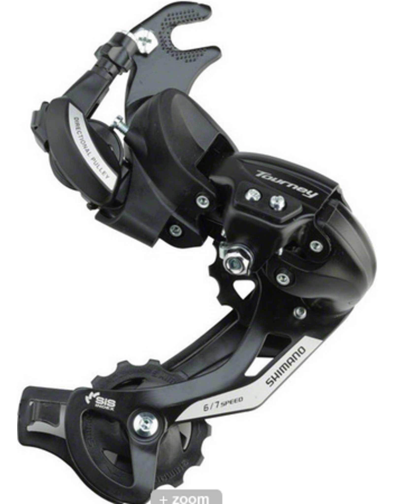 Shimano Shimano Tourney RD-TY500-SGS Rear Derailleur - 6,7 Speed, Long Cage, Black, Dropout Claw Hanger