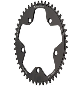 Wolf Tooth Components Wolf Tooth Drop-Stop Chainring 130 BCD 5-Bolt 10/11/12 Speed Black