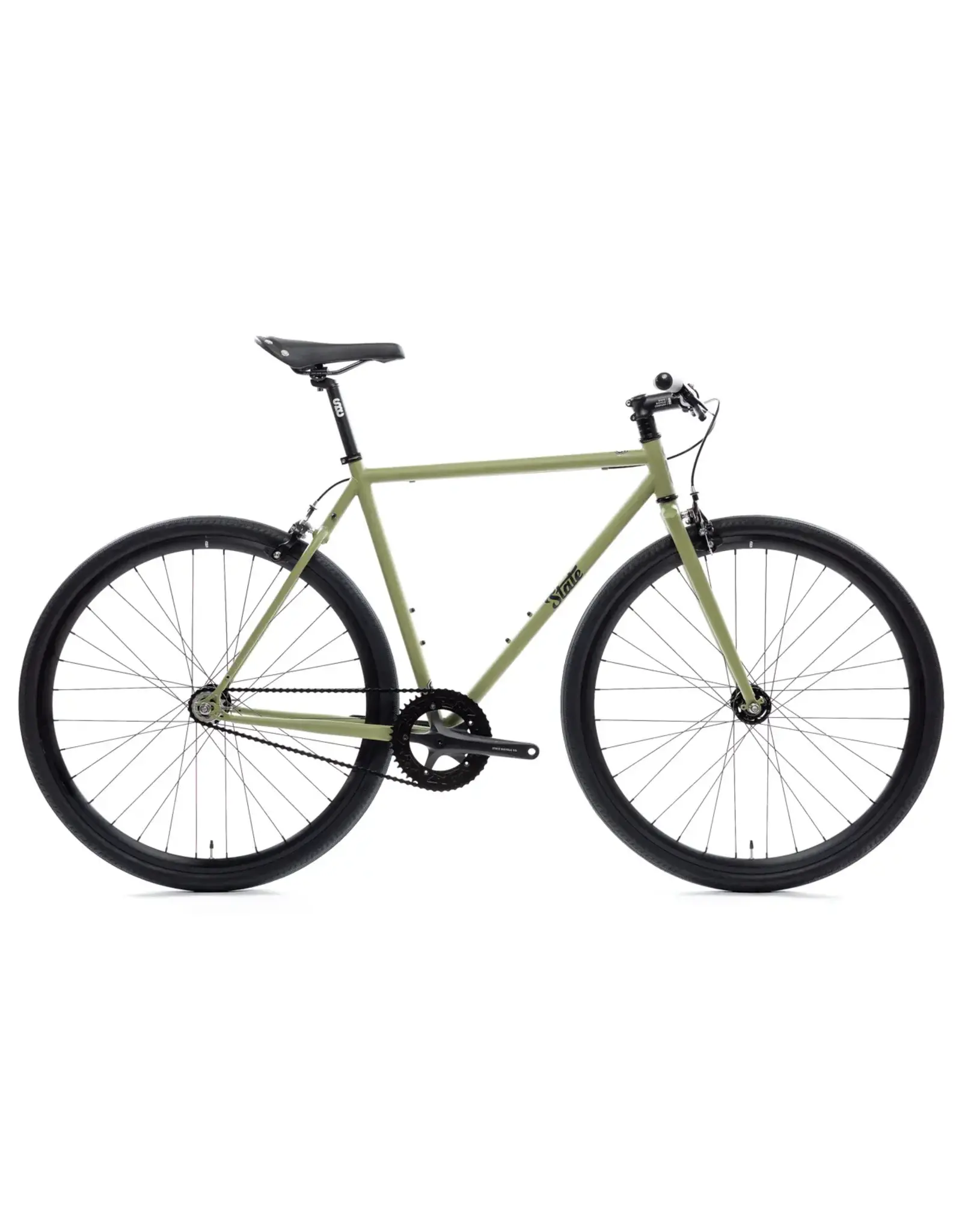 State Bicycle Co State 4130 Single Speed Matte Olive