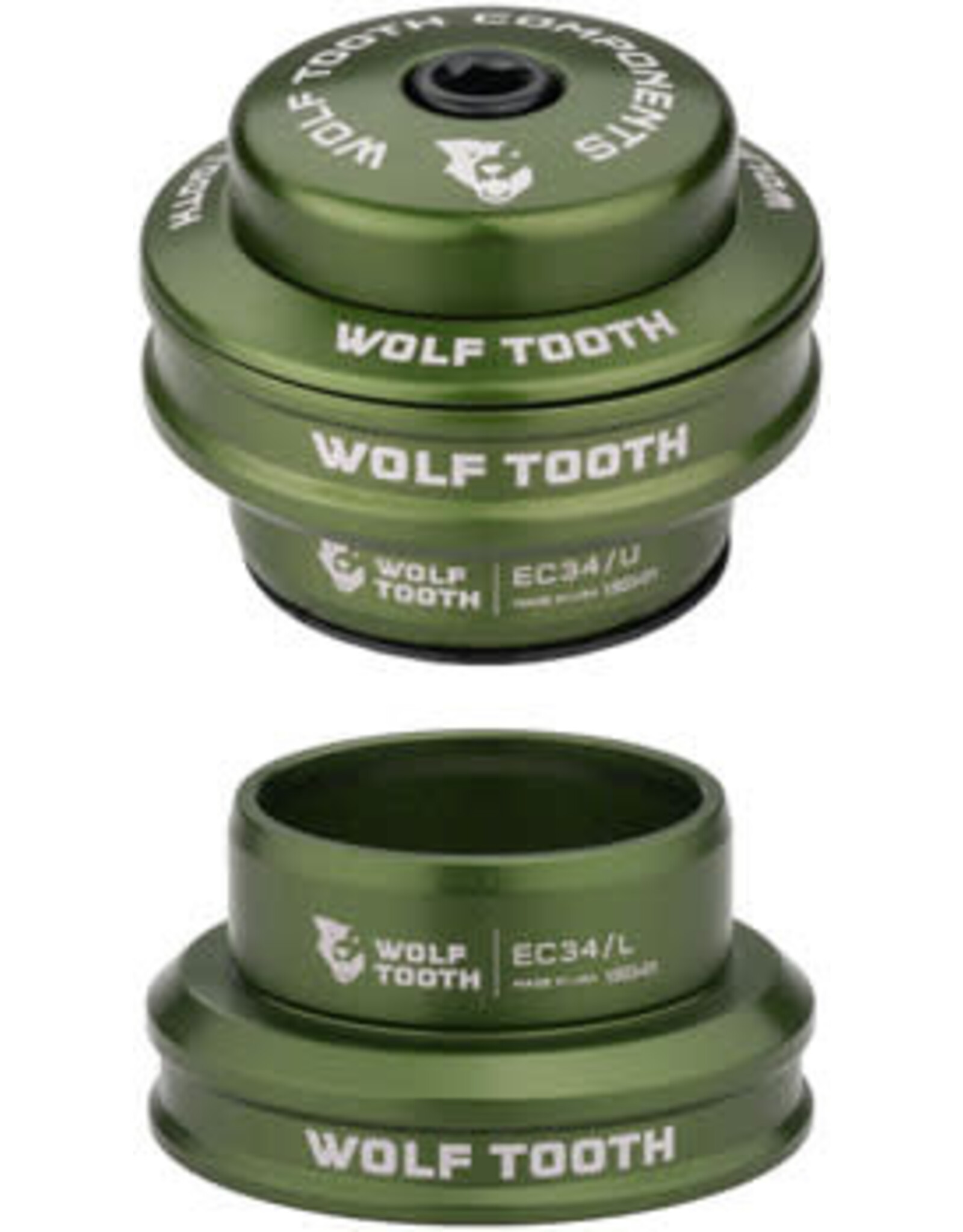 Wolf Tooth Wolf Tooth Premium Headset - EC34/EC34, Olive