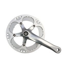 New Albion Crankset XDS Guard 44T 3/32 10sp (Silver, 170mm)