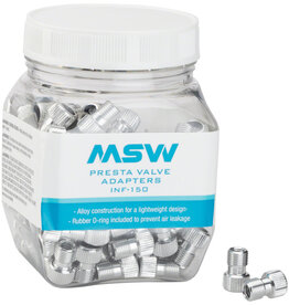 MSW MSW Presta Valve to Schrader Valve Adapter PVA, Single