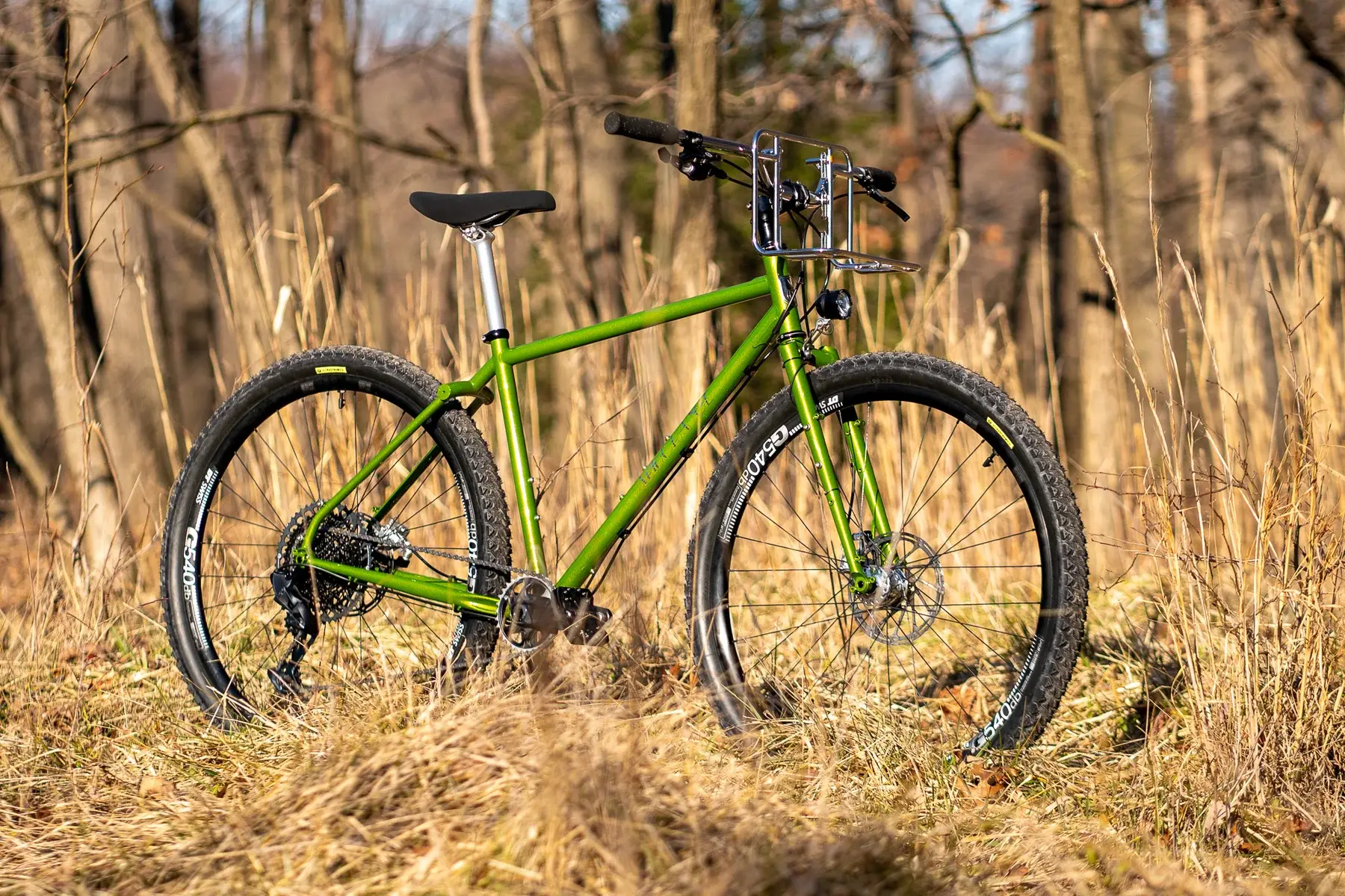 Velo Orange Piolet Frameset Green - Comrade Cycles