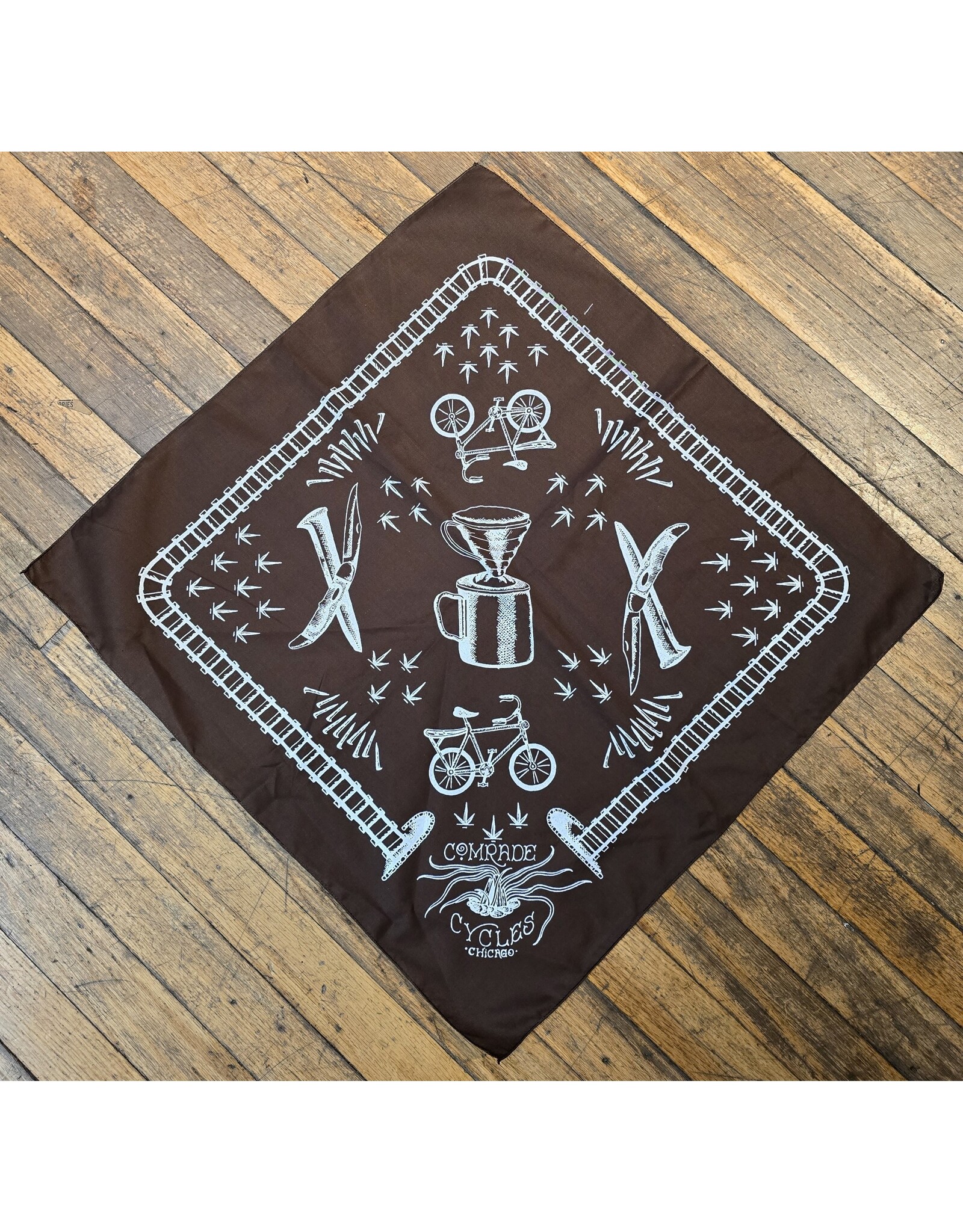 Comrade Cycles Comrade Coffee Bandana JamesxTravis Brown