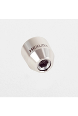 Hexlox Hexnut - Bike Wheel Nuts Security by Hexlox Silver