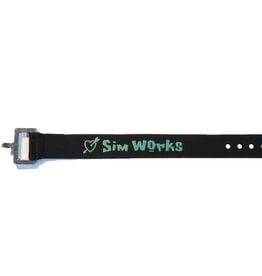 SimWorks Simworks Thunder Strap - Black/Homage Green / 32" - XL Series - Aluminum Buckle