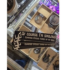 Comrade Cycles Comrade Cycles Of Course I'm Smiling Sticker