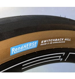 PANARACER Rene Herse 650b x 48 Switchback Hill TC - Endurance Casing, Dark Tan