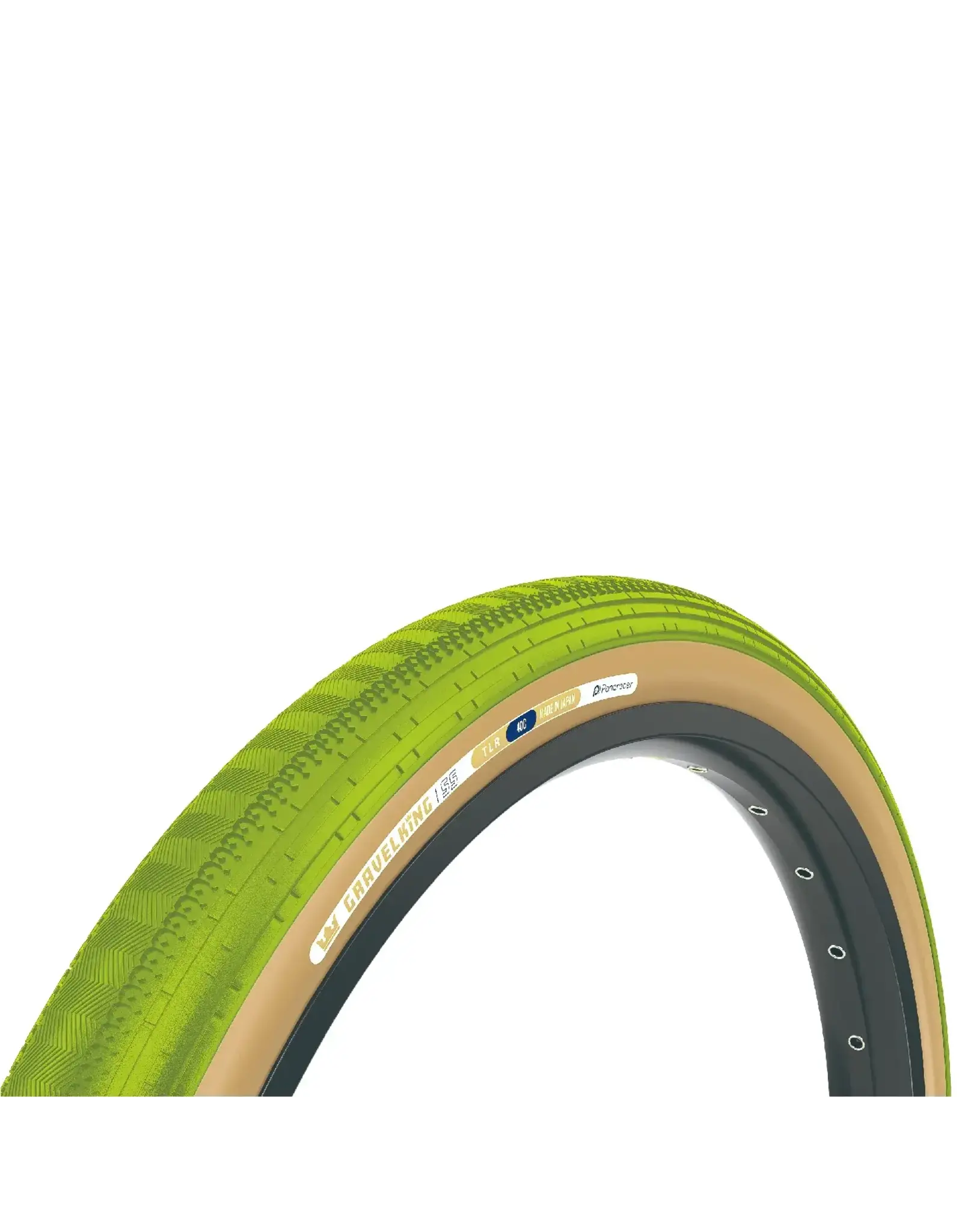 PANARACER Panaracer GravelKing SS Tire - 700 x 40, Tubeless, Folding, Matcha/Brown