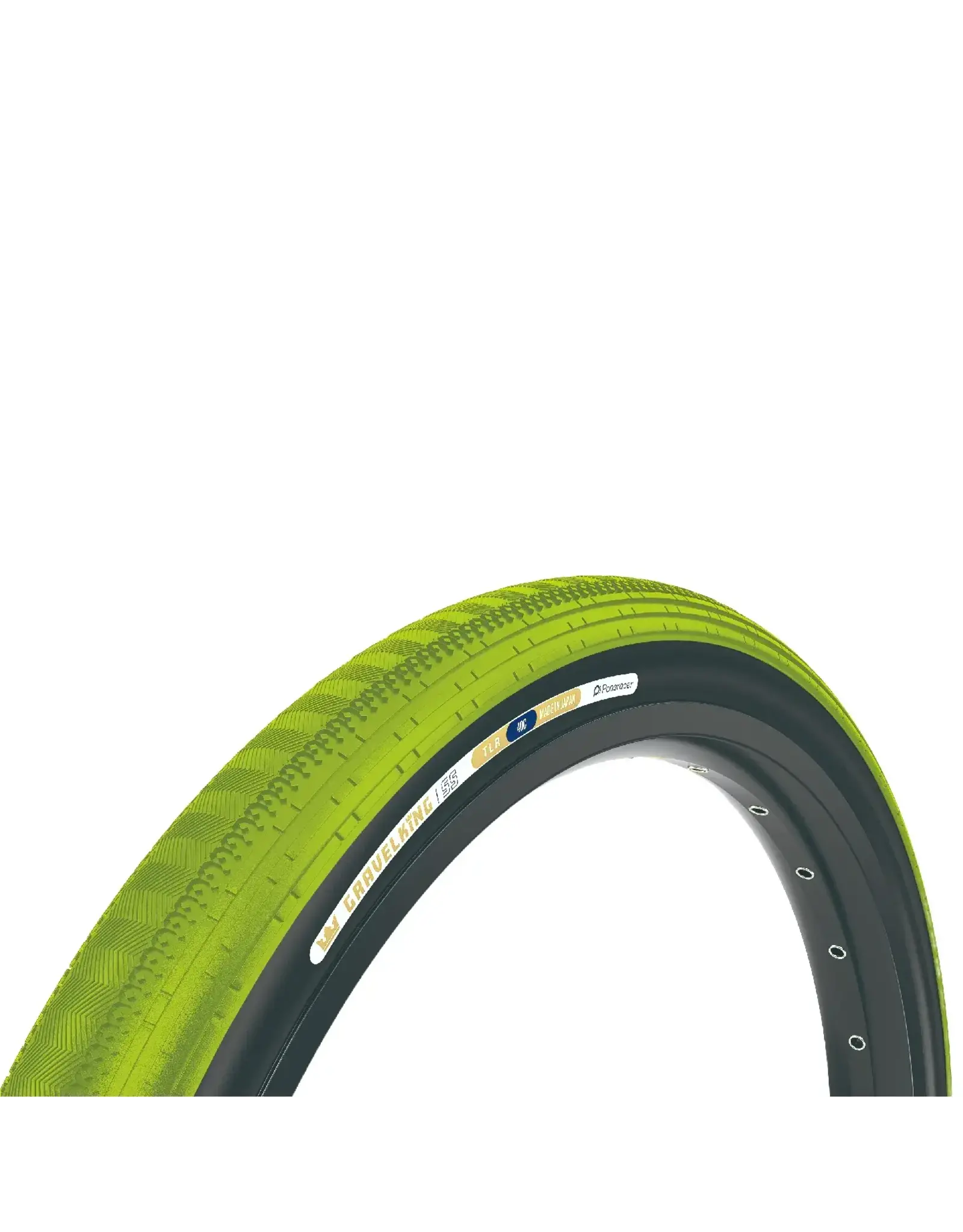 PANARACER Panaracer GravelKing SS Tire - 700 x 40, Tubeless, Folding, Matcha/Black