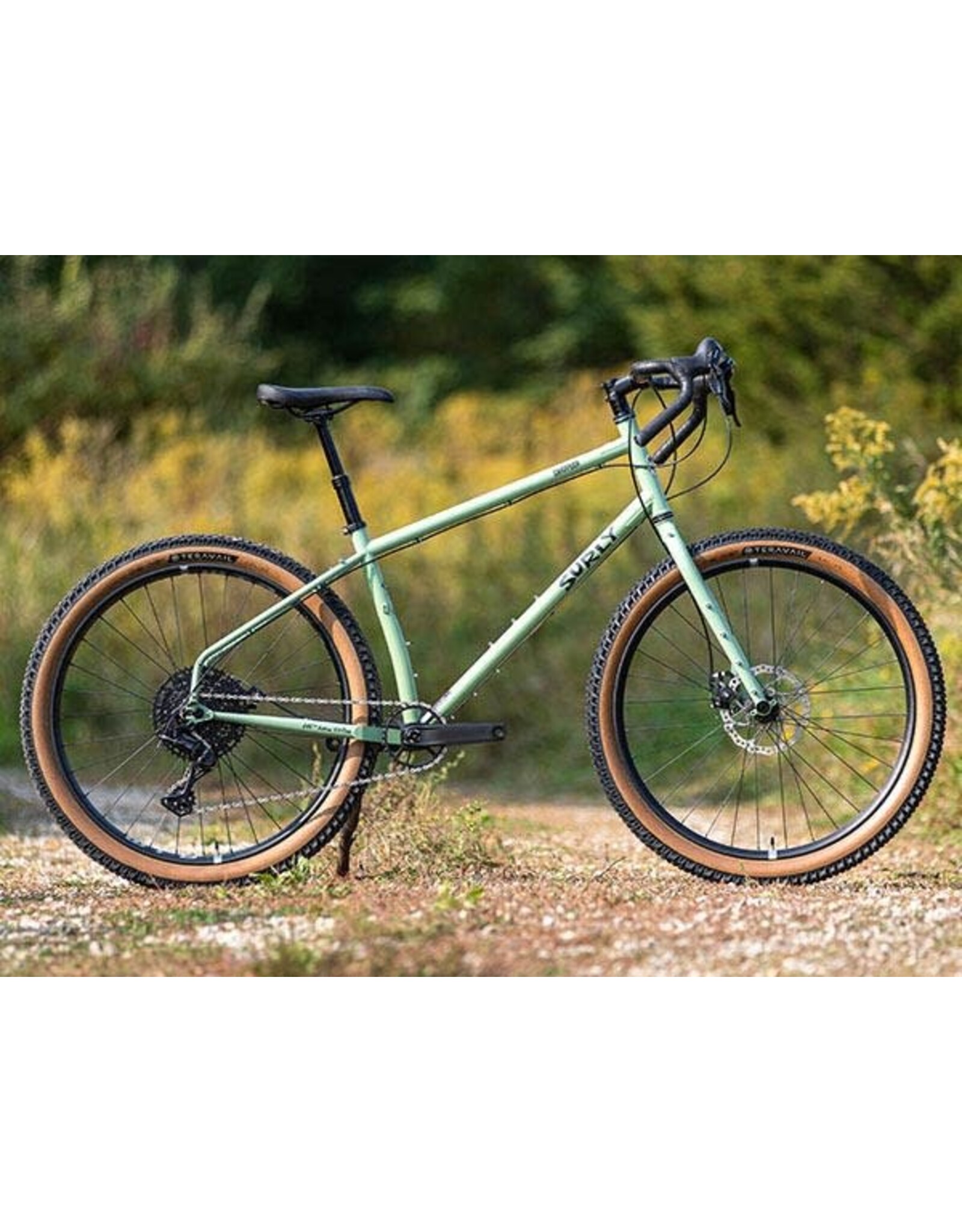 Surly Surly Grappler Bike - 27.5, Steel, Subterranean Sage Green, Large