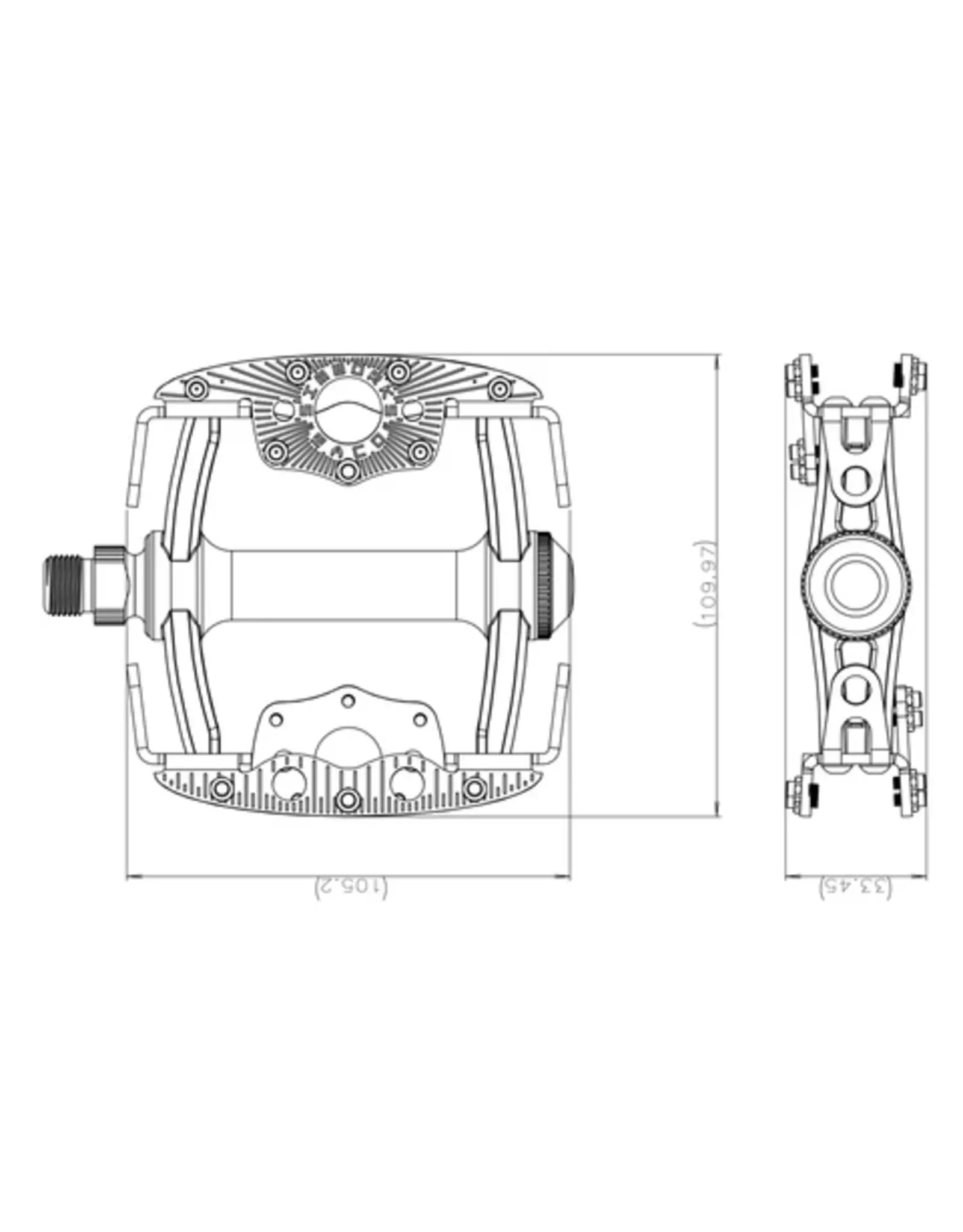 SimWorks Simworks MKS Taco Pedal with Pins