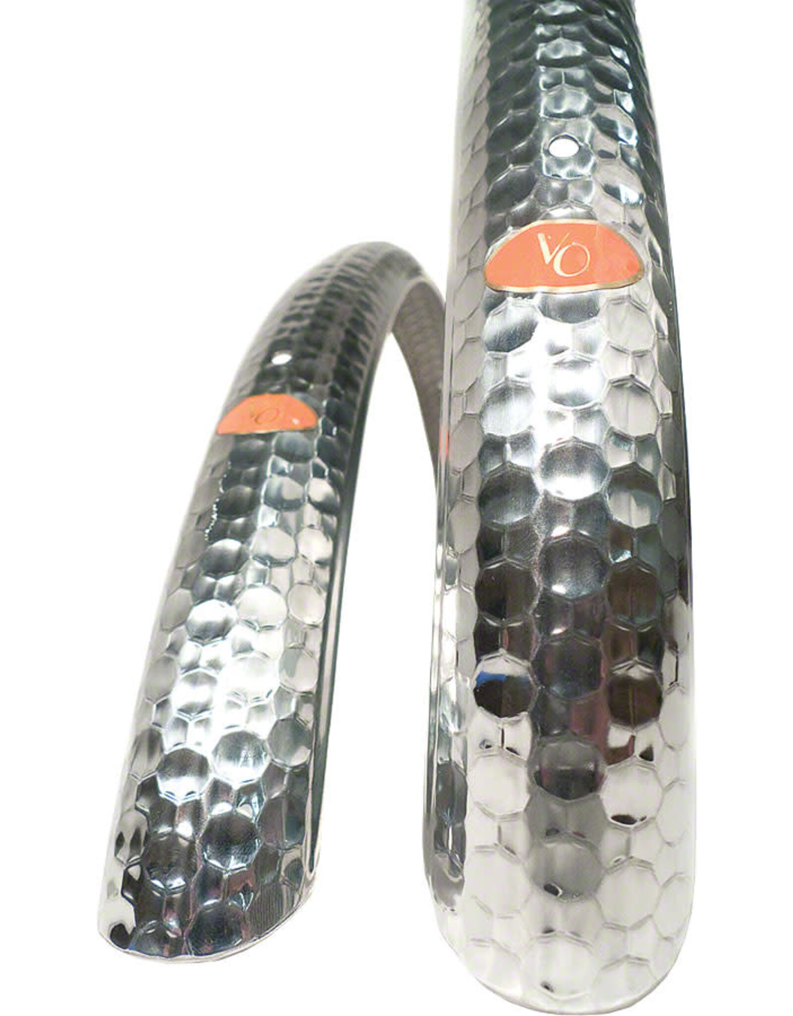 Velo Orange Velo Orange Hammered Fenders 700c 45mm Polished Silver