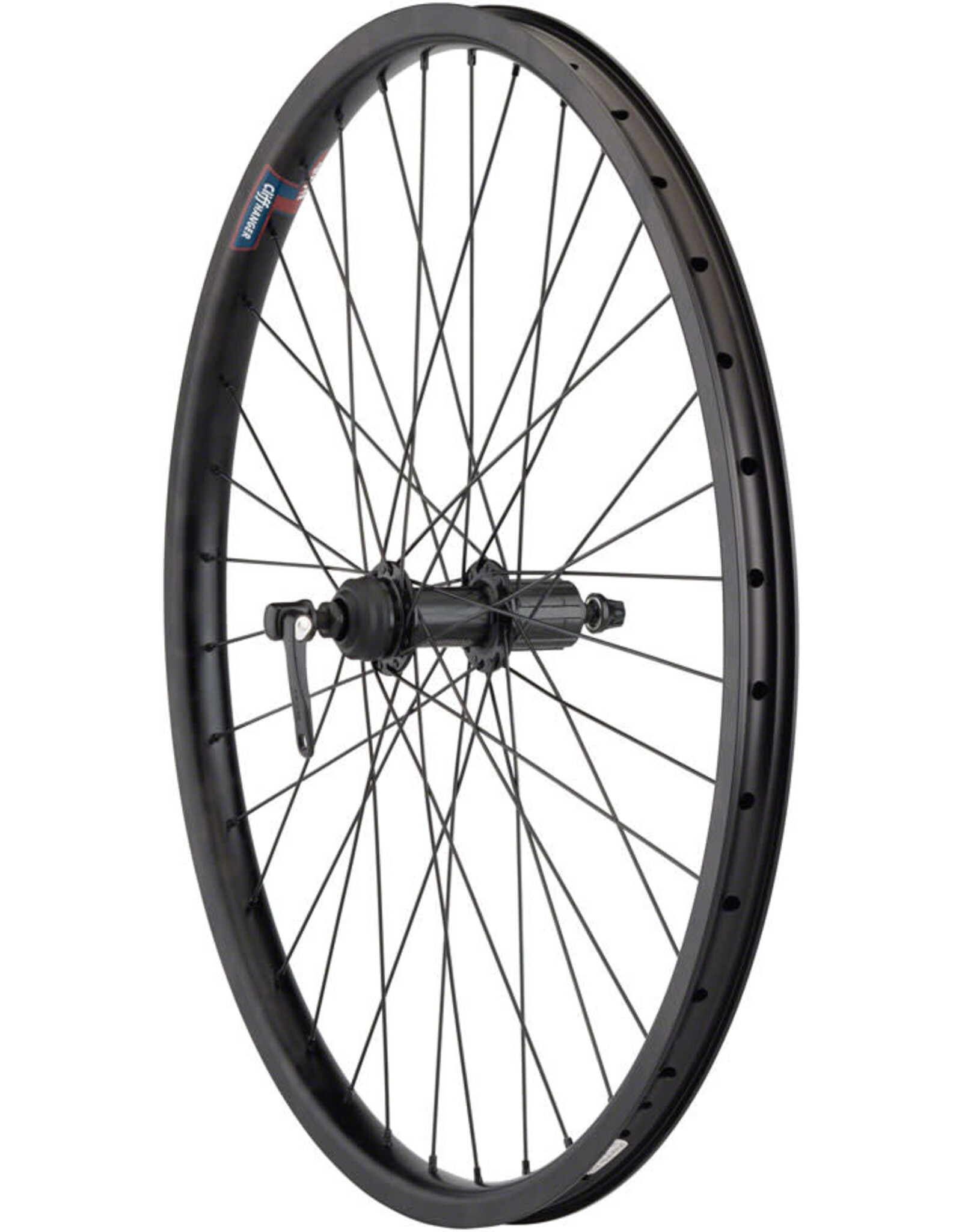 Quality Wheels Quality Wheels Value HD Series Rear Wheel - 26", QR x 135mm, Rim or CLD Brake, HG 10, Black