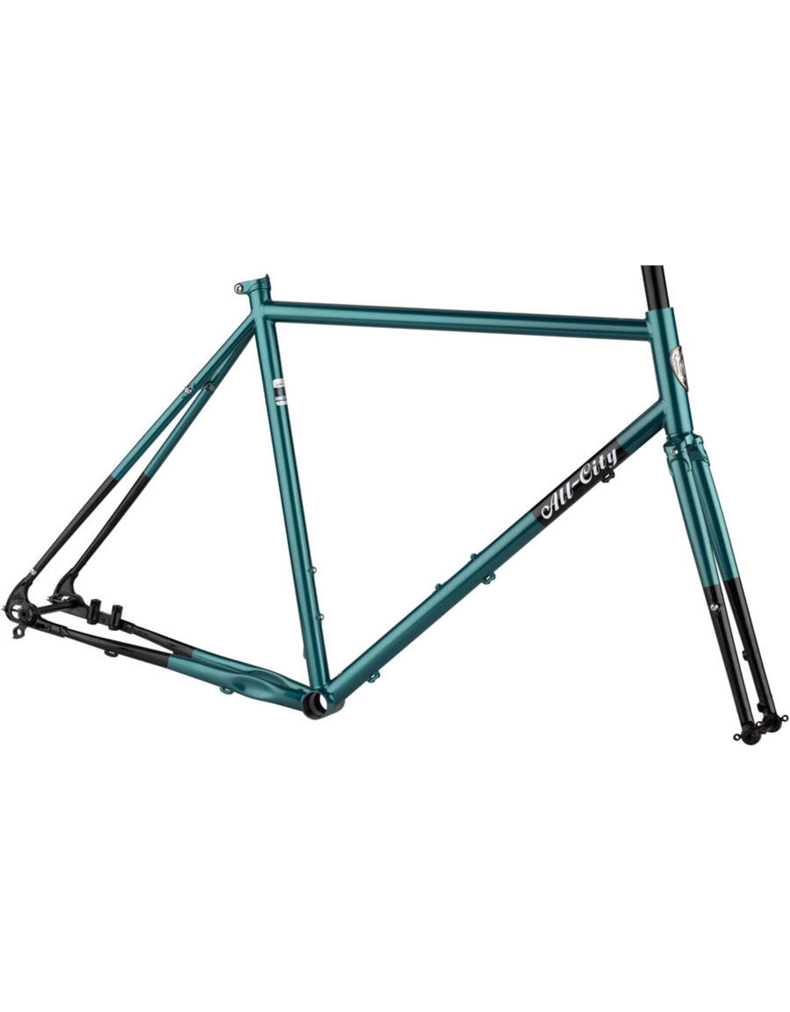 All-City All-City Super Professional Frameset - 700c / 650b, Steel, Night Jade, 55cm