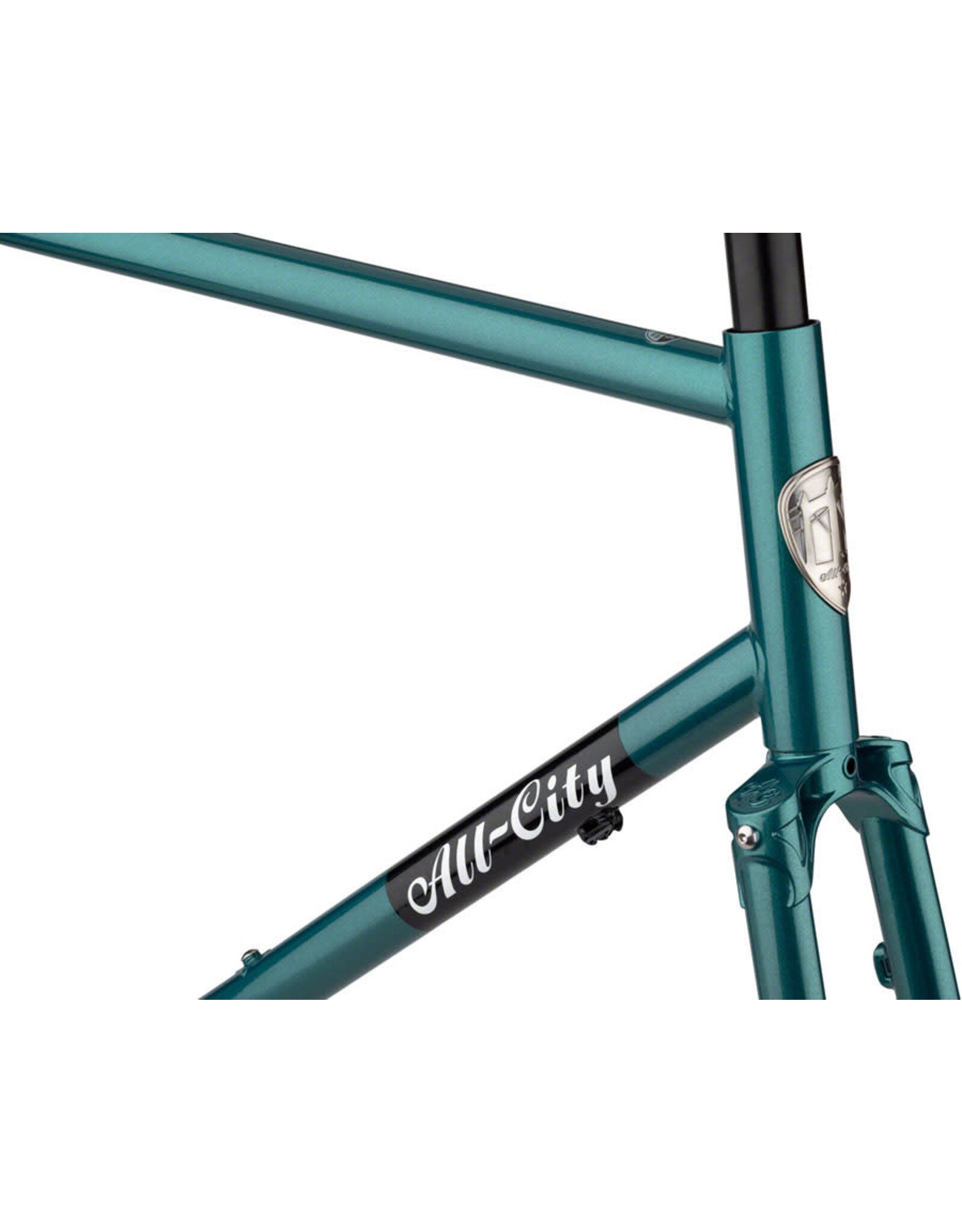 All-City All-City Super Professional Frameset - 700c / 650b, Steel, Night Jade, 55cm