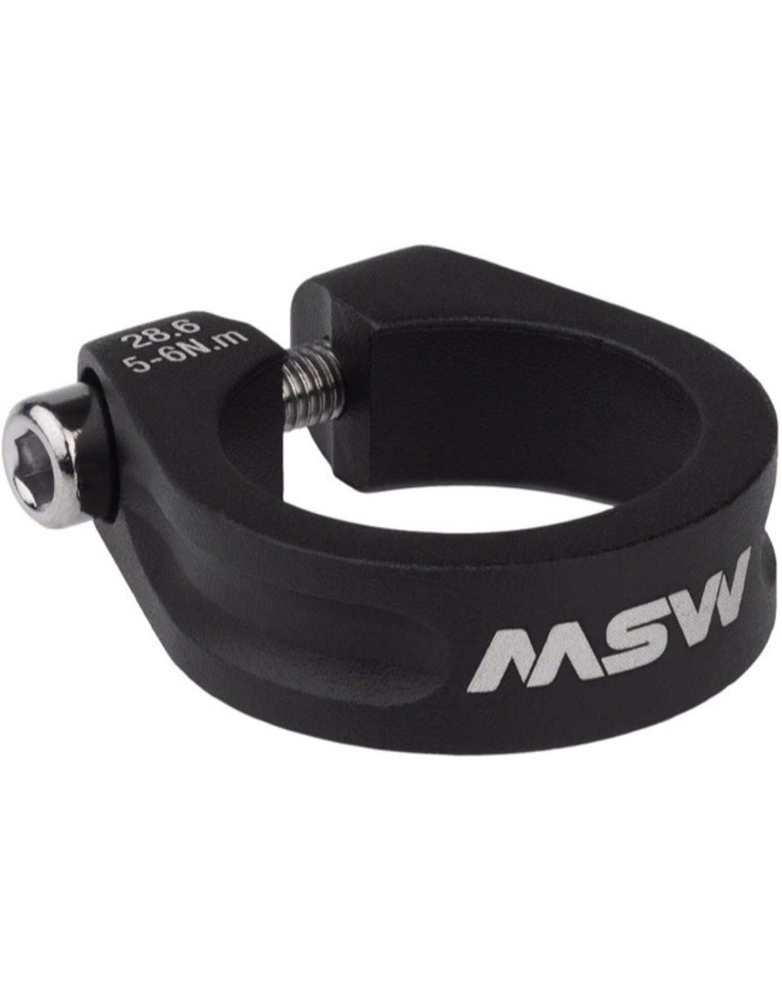 MSW MSW Seatpost Clamp  Bolt-On, Black,