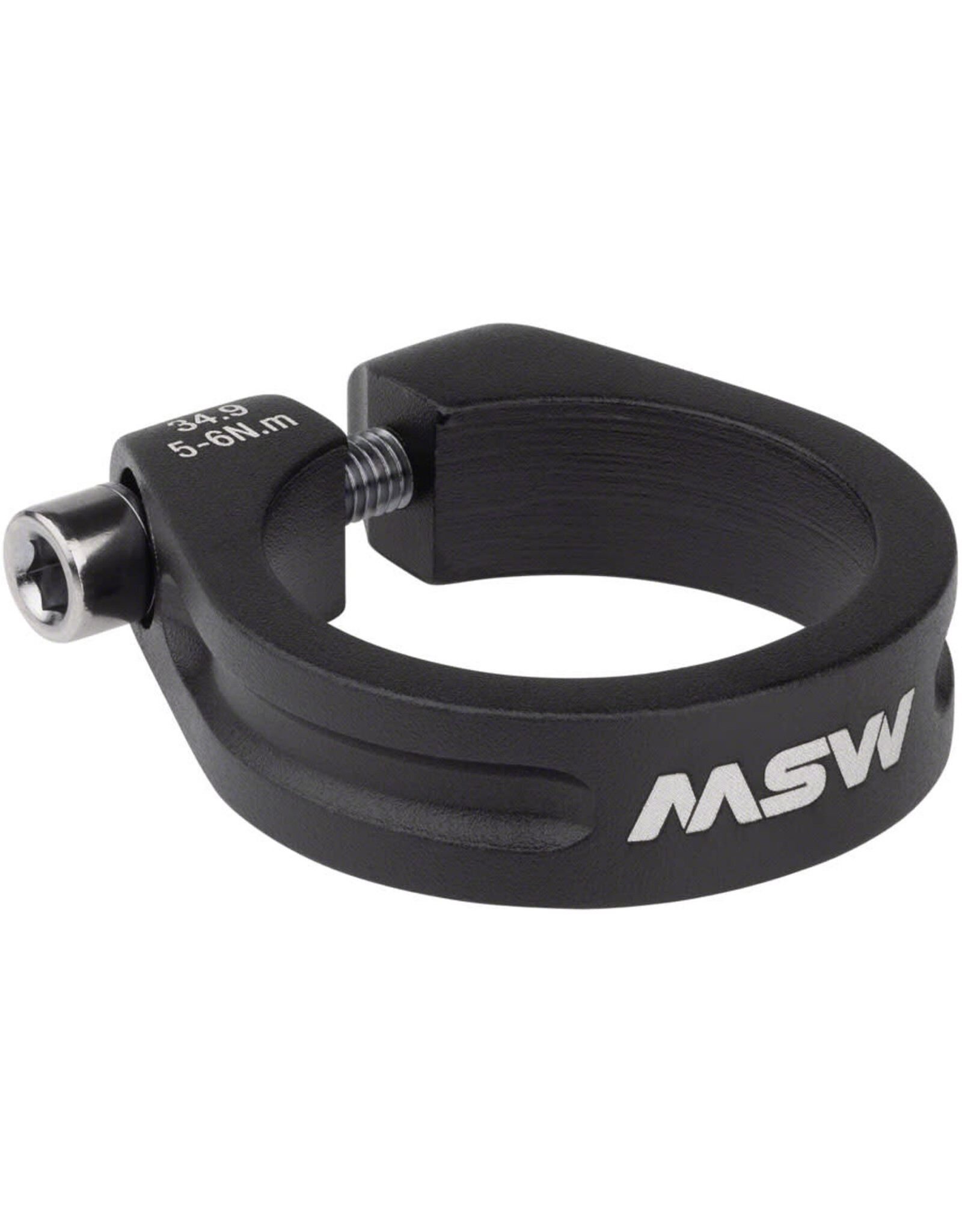 MSW MSW Seatpost Clamp  Bolt-On, Black,