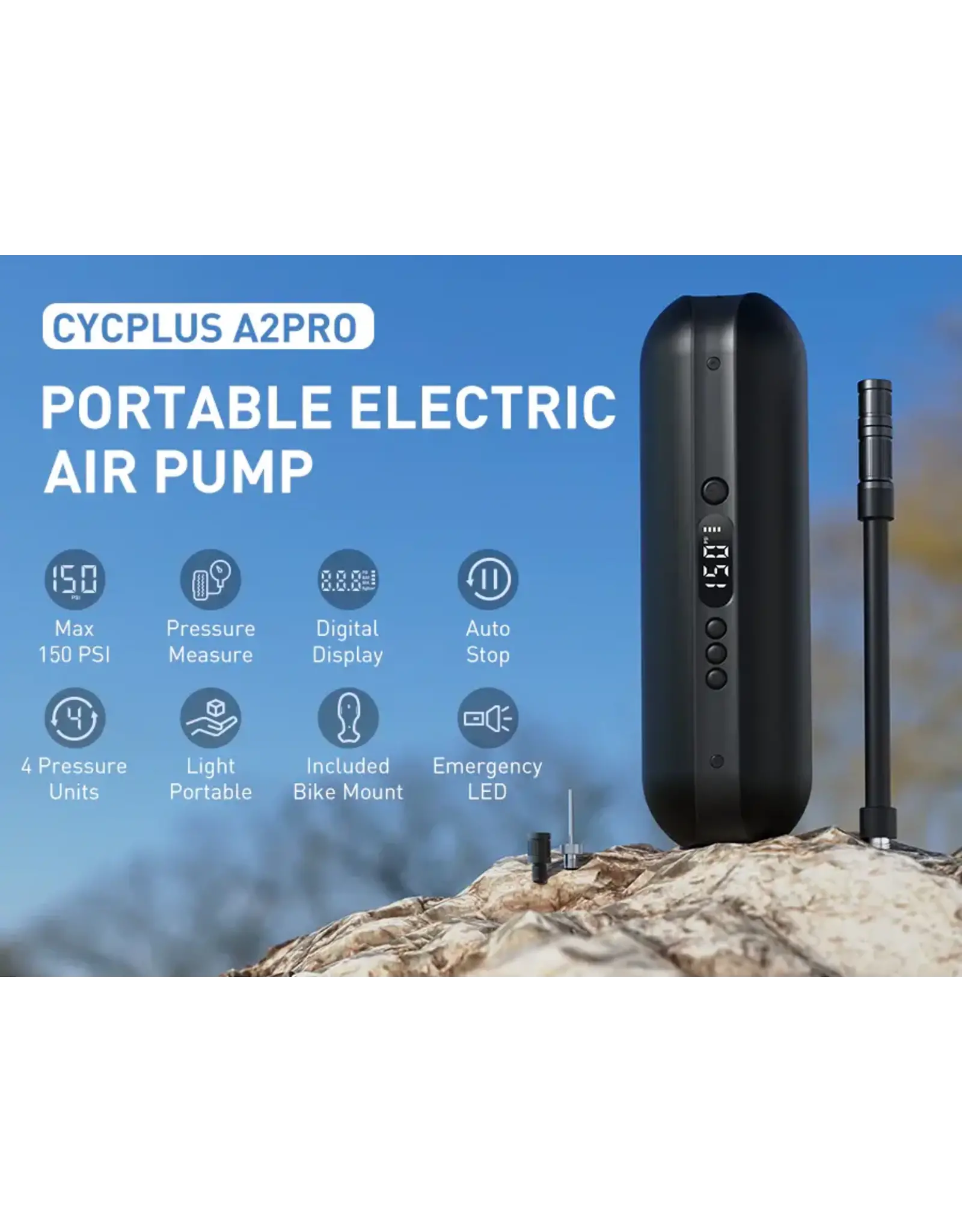 Cycplus A2 electric tire inflator pump