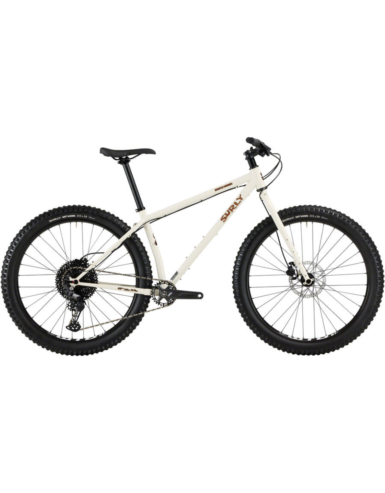 Surly Surly Karate Monkey Bike - 27.5", Steel, Snow Mold White, Large