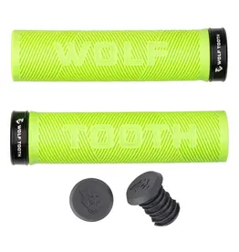 Wolf Tooth Components Wolf Tooth Echo Lock On Grips COLORED RUBBER