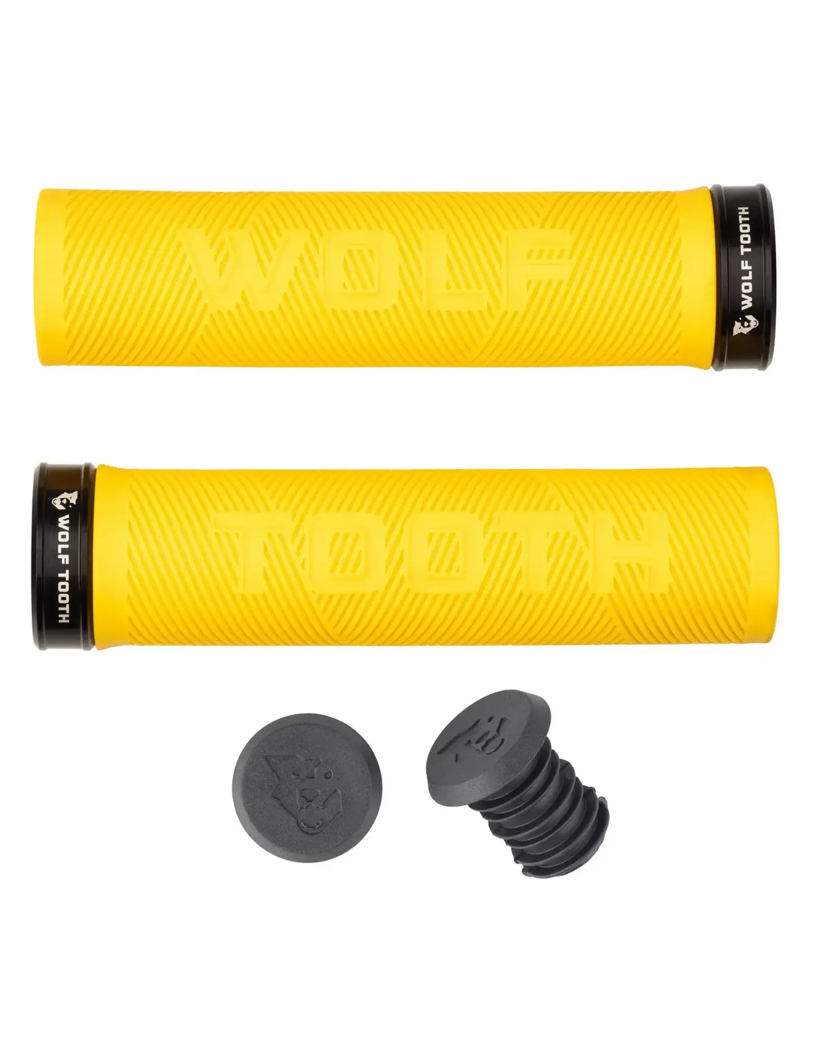 Wolf Tooth Components Wolf Tooth Echo Lock On Grips COLORED RUBBER