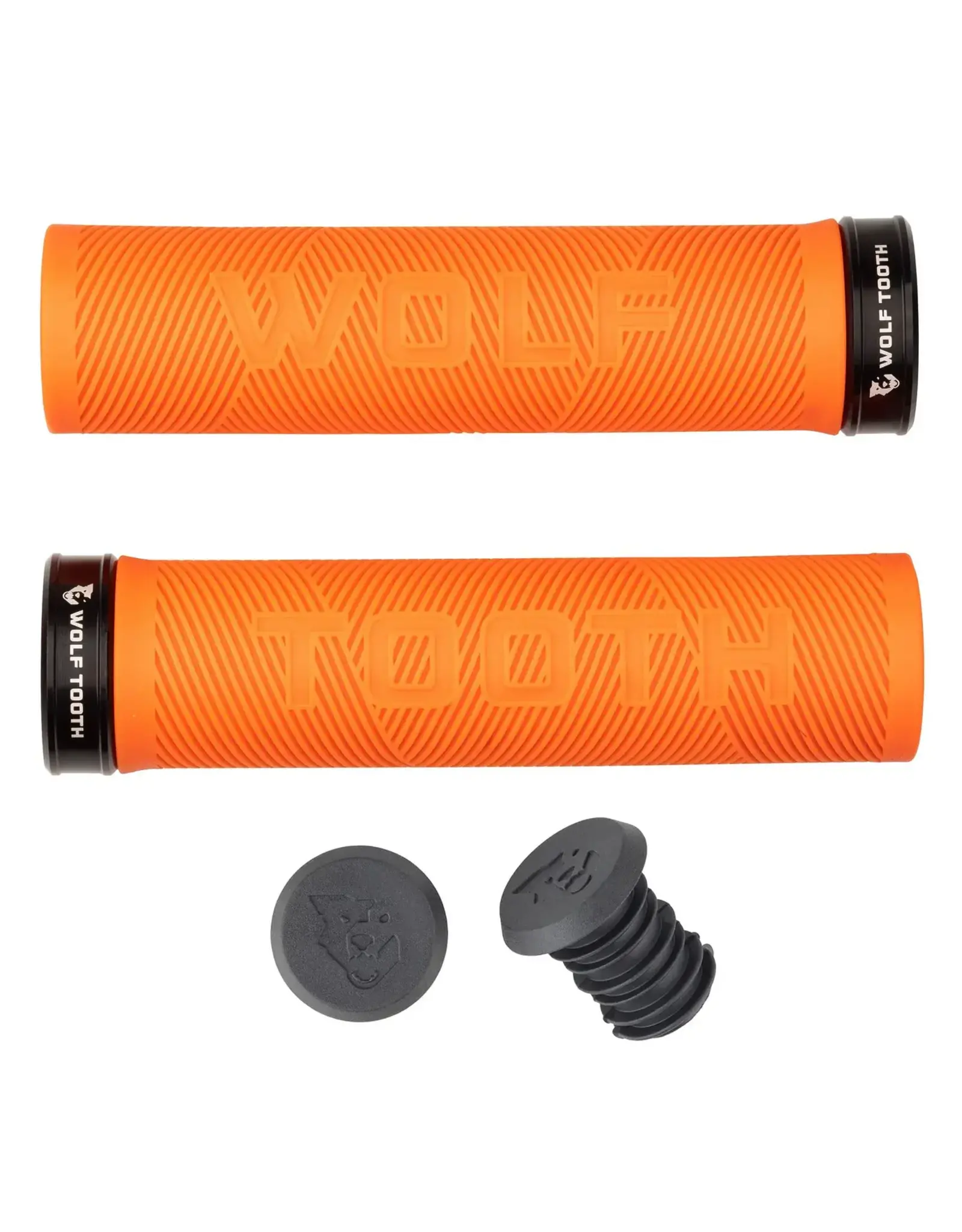 Wolf Tooth Components Wolf Tooth Echo Lock On Grips COLORED RUBBER