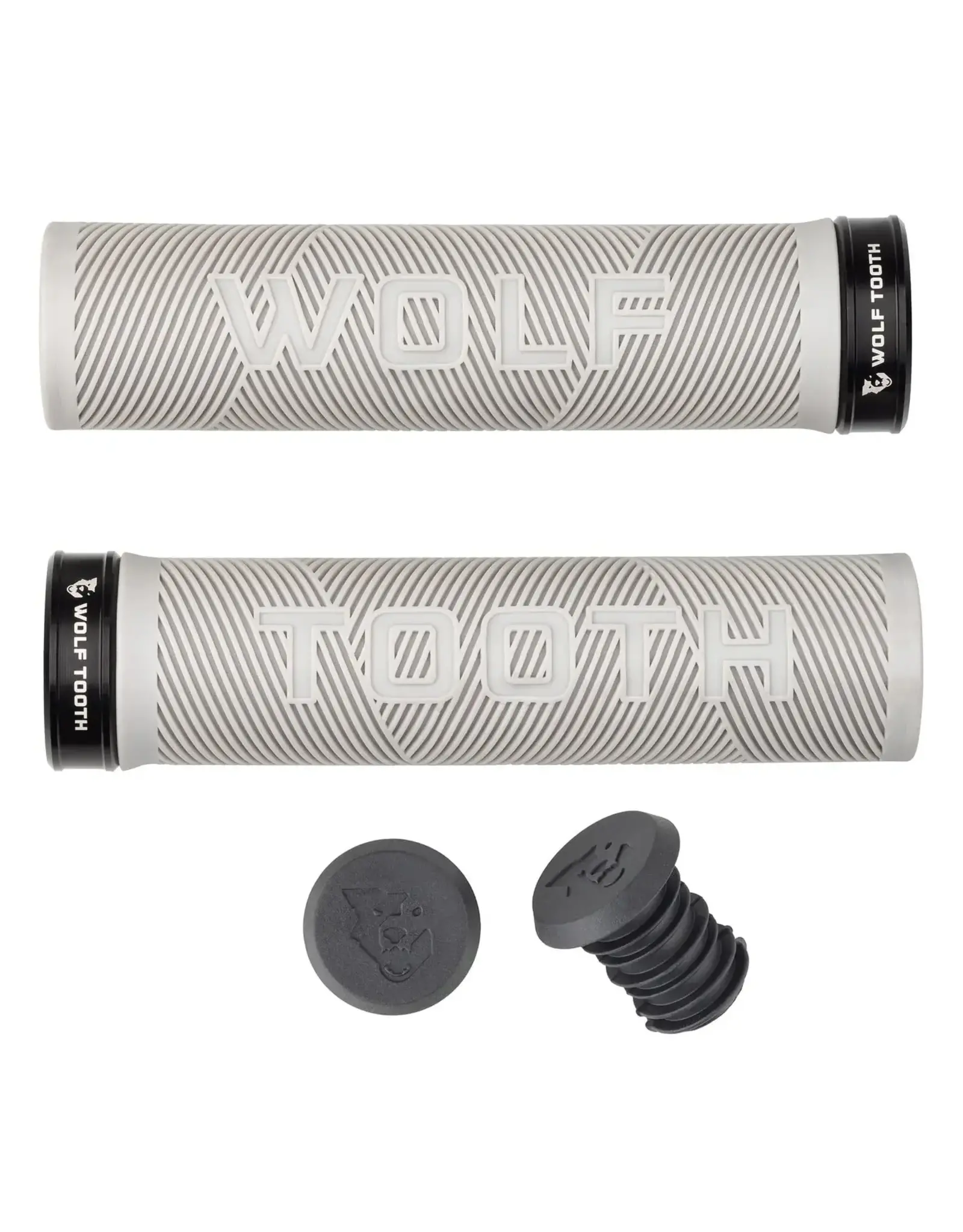Wolf Tooth Components Wolf Tooth Echo Lock On Grips COLORED RUBBER