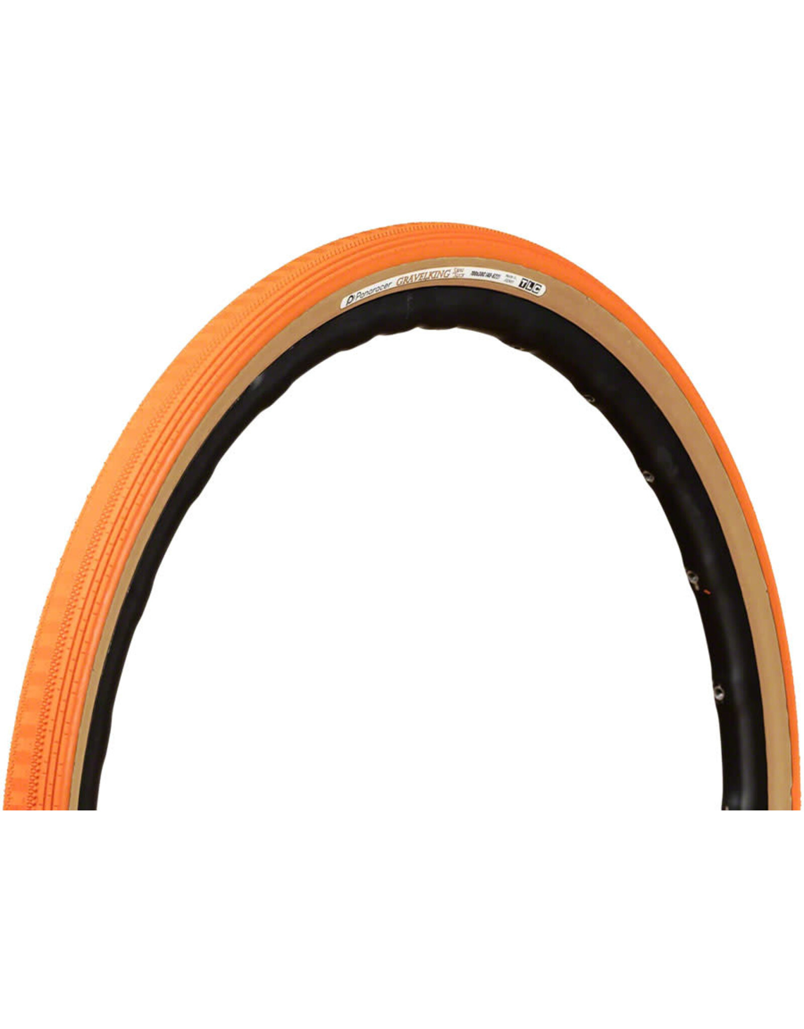 PANARACER Panaracer GravelKing SS Tire - 700 x 43, Tubeless, Folding, Sunset Orange/Brown