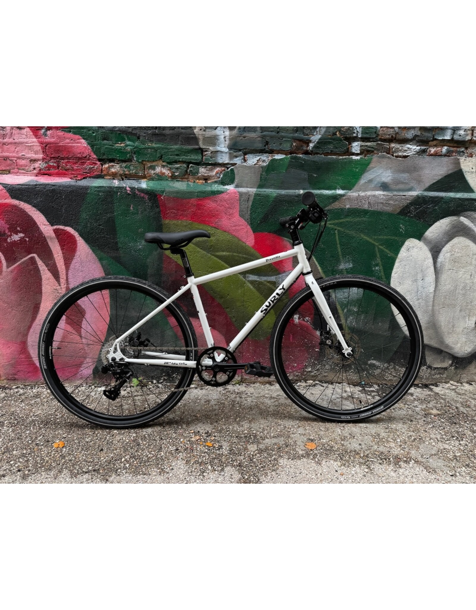 Surly Surly Preamble Shop Build White 650b XS Flat Bars