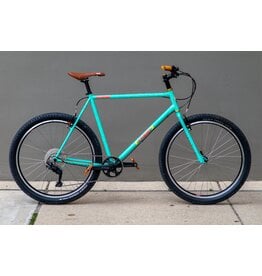 Crust Wombat Geared Shop Build - Teal and Green Speckle - XL