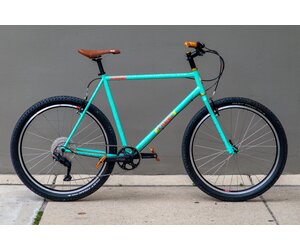 Crust Wombat Geared Shop Build - Teal and Green Speckle - XL