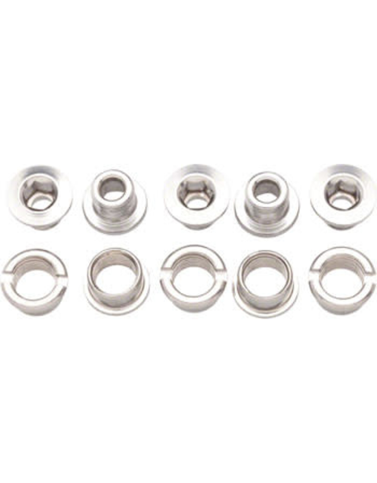 Problem Solvers DISCO! Problem Solvers Chainring Bolts Aluminum for Single Silver