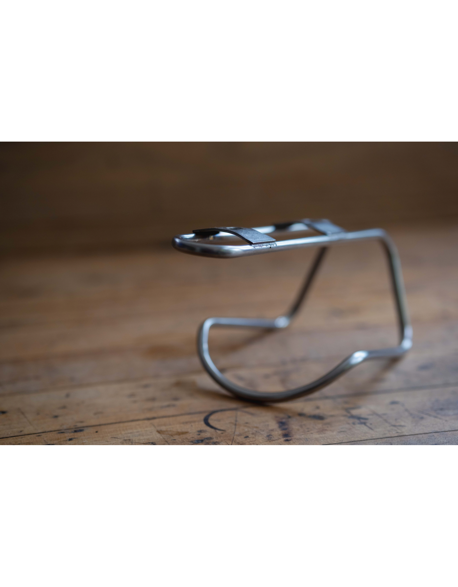 King Cage King Cage Bottle Cage, Stainless Steel - Flat Top good for rigid bottles