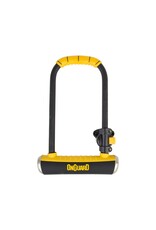 OnGuard OnGuard PitBull Series U-Lock 4.5 x 9" Keyed Black/Yellow w/ Bracket