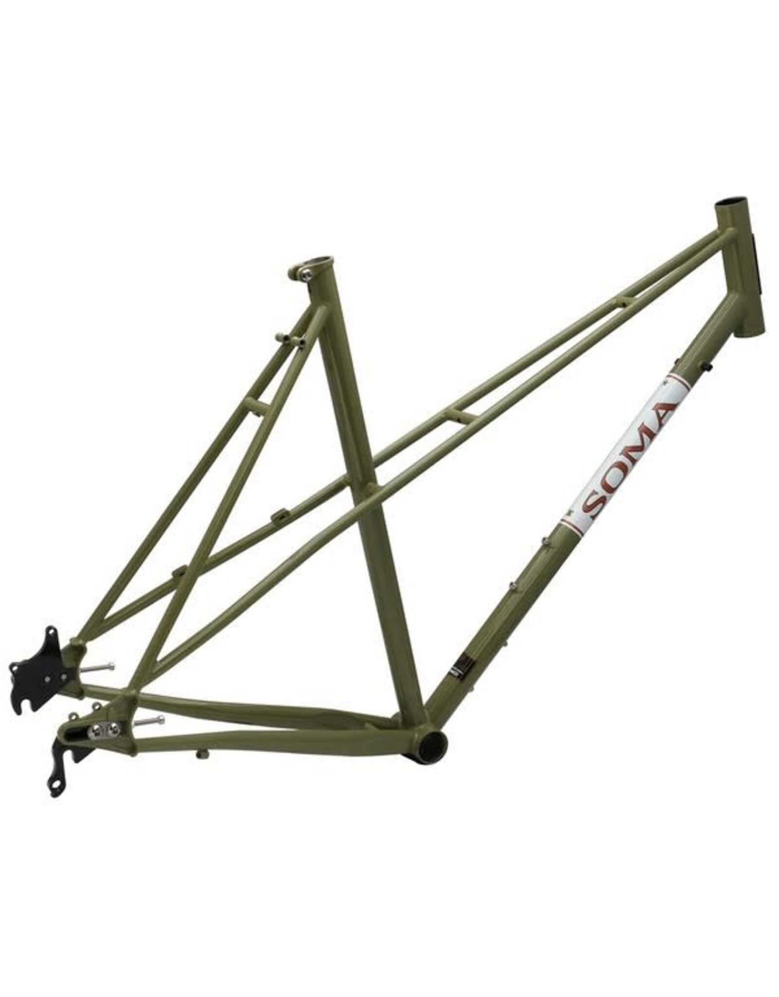 Soma Fabrications Soma Buena Vista Disc Mixte Frame/Fork, 50cm - Olive Green