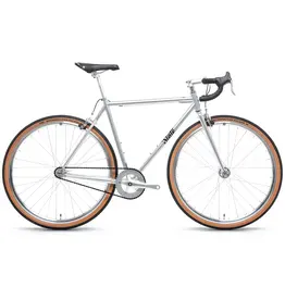 State Bicycle Co State 4130 Single Speed Matte Silver
