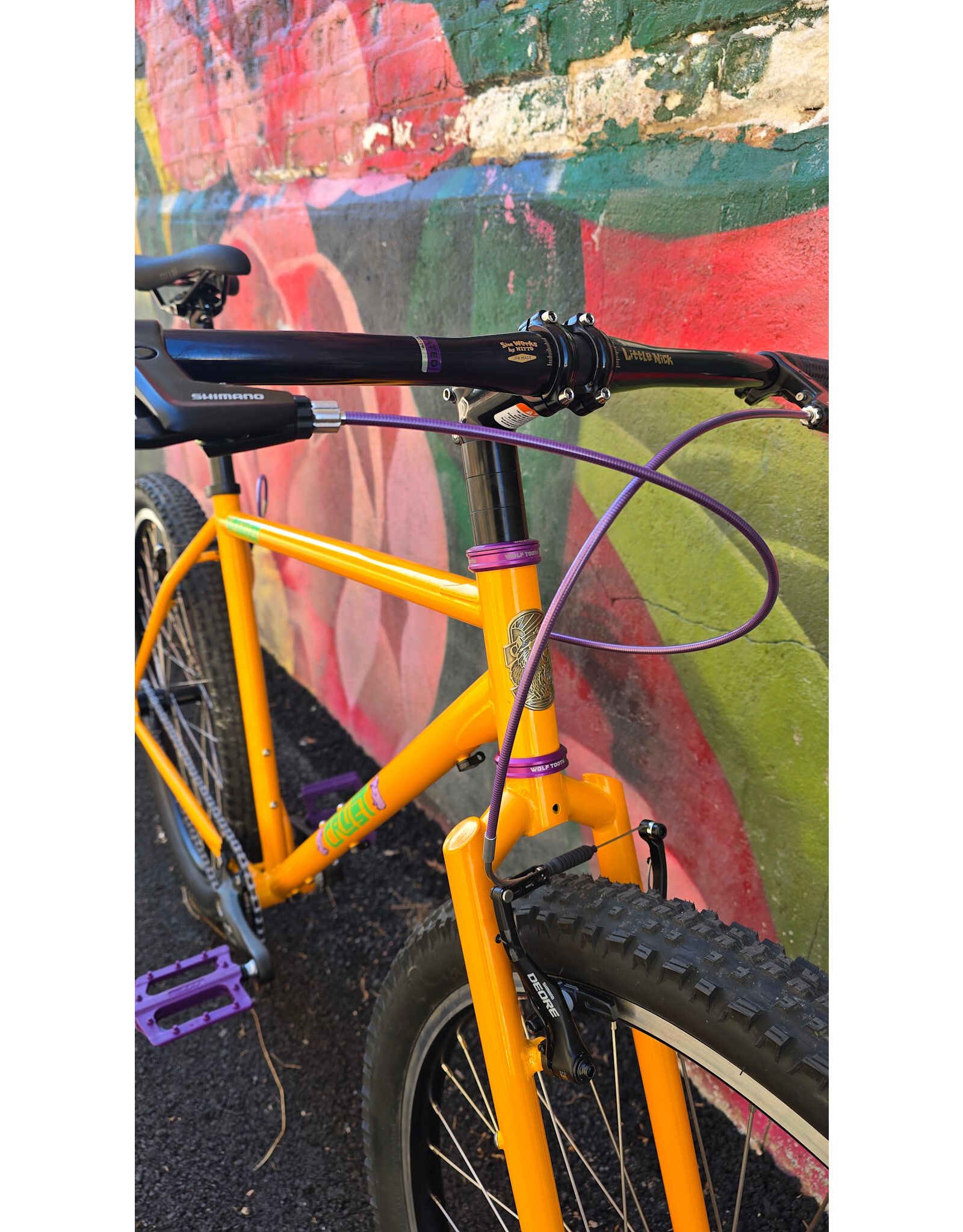 Crust Crust Wombat Single Speed Shop Build - Orange - MD