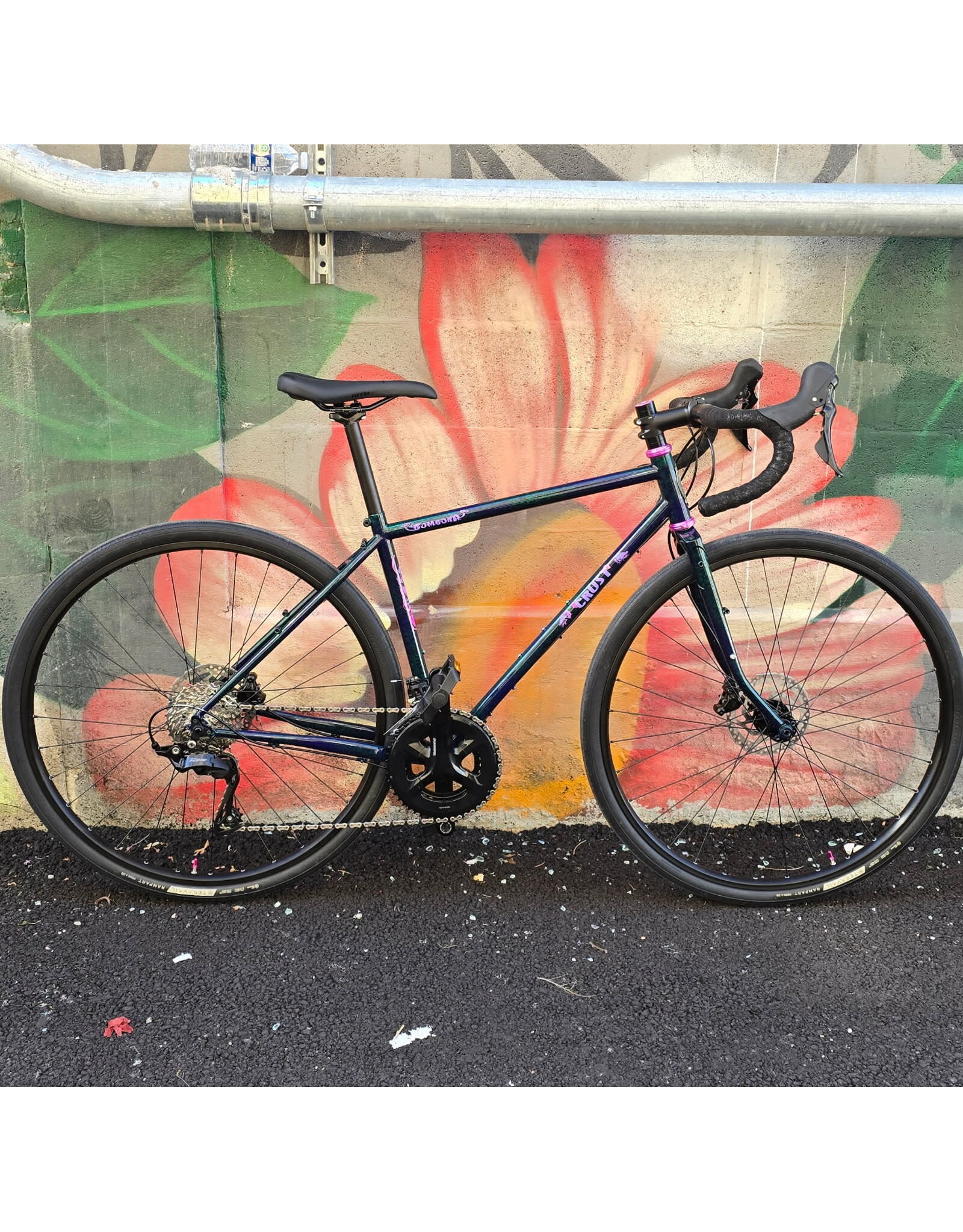 Crust Shop Build Crust Bombora Sea Monster Green 52cm 700c Shimano 105 2x12