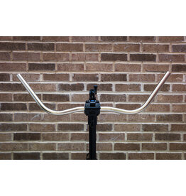 Leker Leker Leks Handlebars- Steel - Albalite Bar- 713mm wide - 25mm rise - 52 Sweep 22.2 Silver